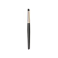 Blur In Love Brush. A small pencil brush, with circular brown bristles and a gold and dark wooden handle.