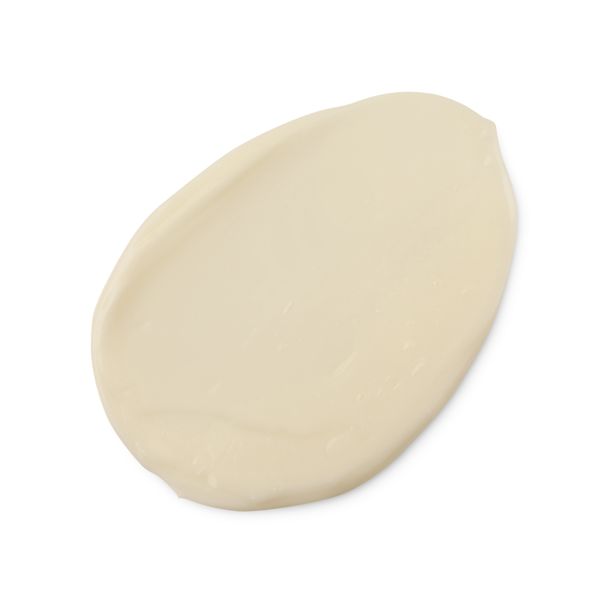 A swatch of smooth, light, cream coloured Enzymion facial moisturiser.