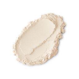 Let The Good Times Roll. A neatly smudged and pressed swatch of ivory-coloured, smoothing Dusting Powder.