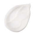 Enchanted. A neatly smudged swatch of perfectly smooth, crisp-white eye cream.